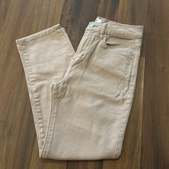 Kensie Jeans Vintage Luxe The Slim Blush or Mauve Pink 2/26 Straight Slim Jeans - Picture 11 of 12